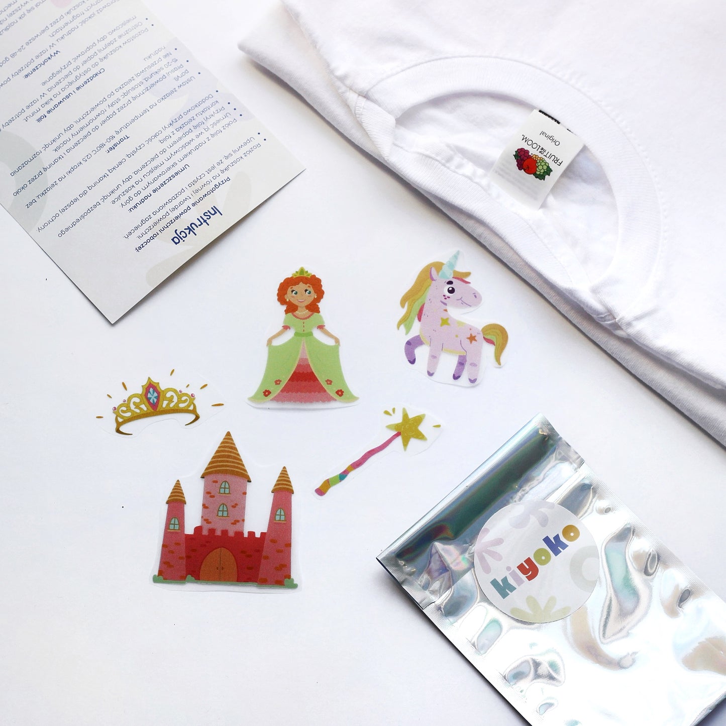 Princess & Unicorn DIY T-shirt Kit